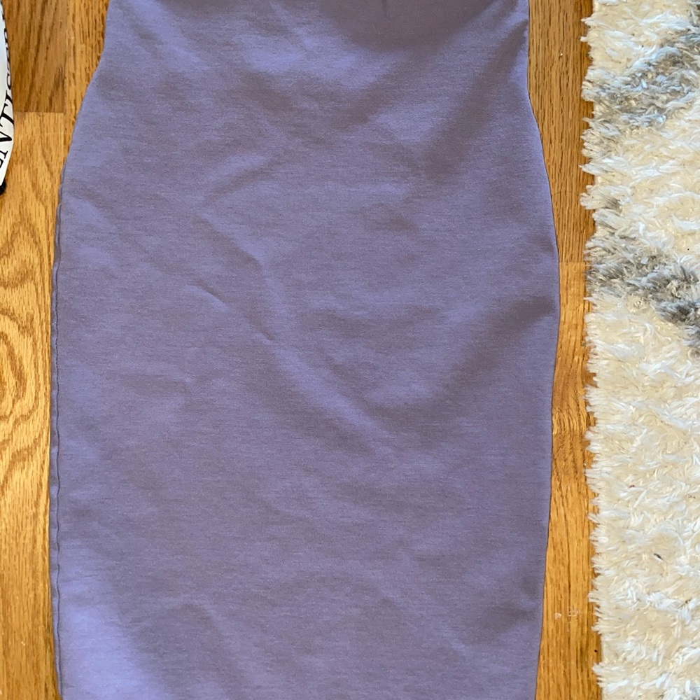 Lavender pencil skirt
